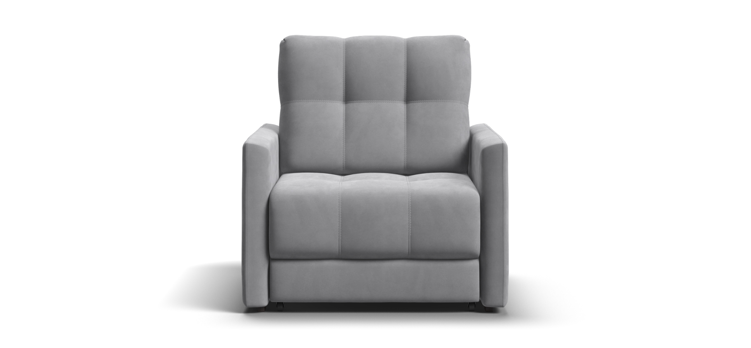 Босс Лофт кресло-кровать Велюр Монолит сталь