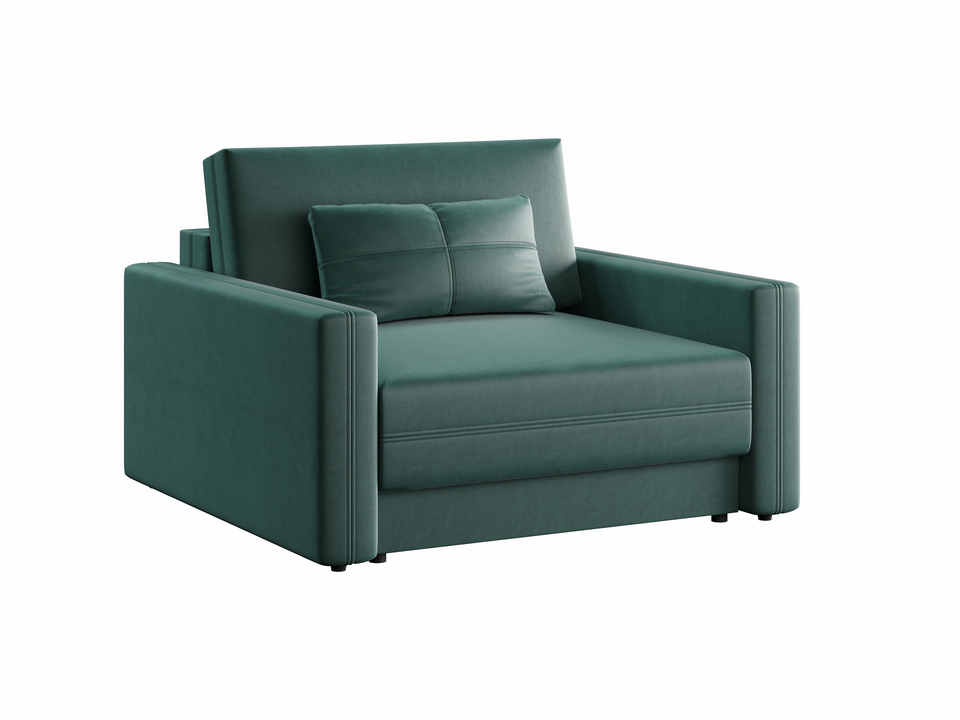 Кресло Орматек Кресло-кровать Tokio Middle (Ткань: Велюр Clever 22 зеленый) 100x157